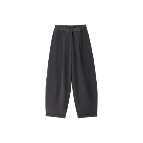 UNIQLO Knitted Sweatpants Women's Premium Dark Gray