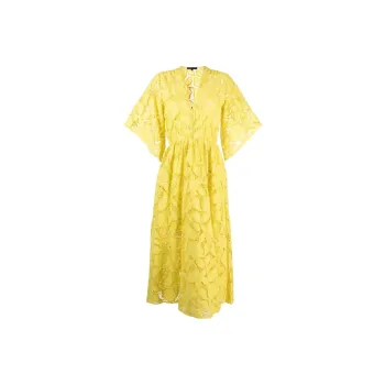 Maje Short-Sleeved Dresses Women's Yellow