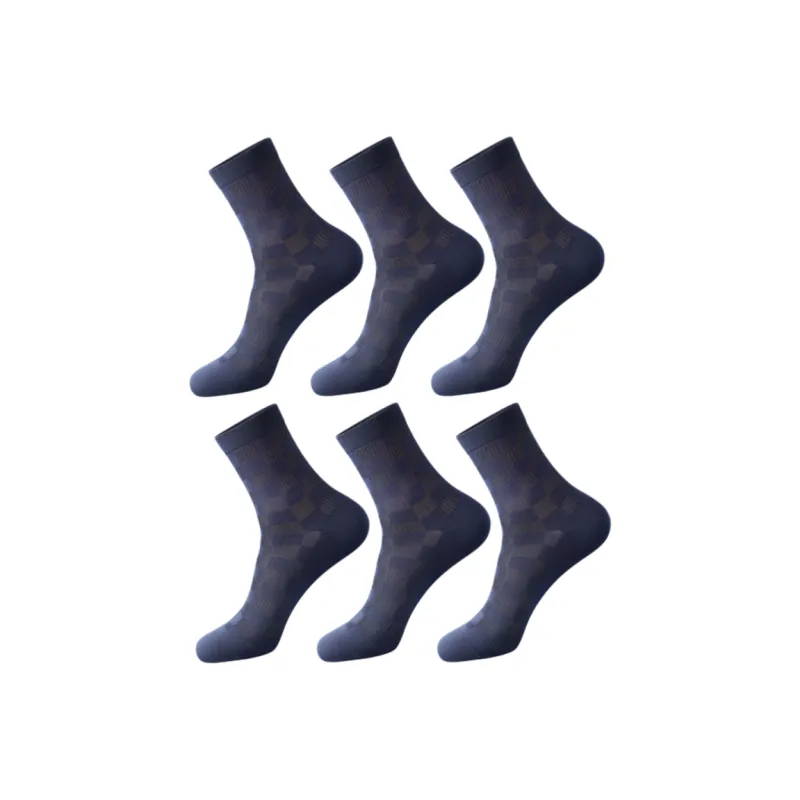 LUYOUYE Mid Calf Socks Men's 6 Pack-6