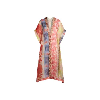 ETRO Graphic print Crepe Kaftan Dress