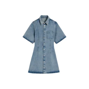 AMIPARIS Short Sleeve Shirt Dress