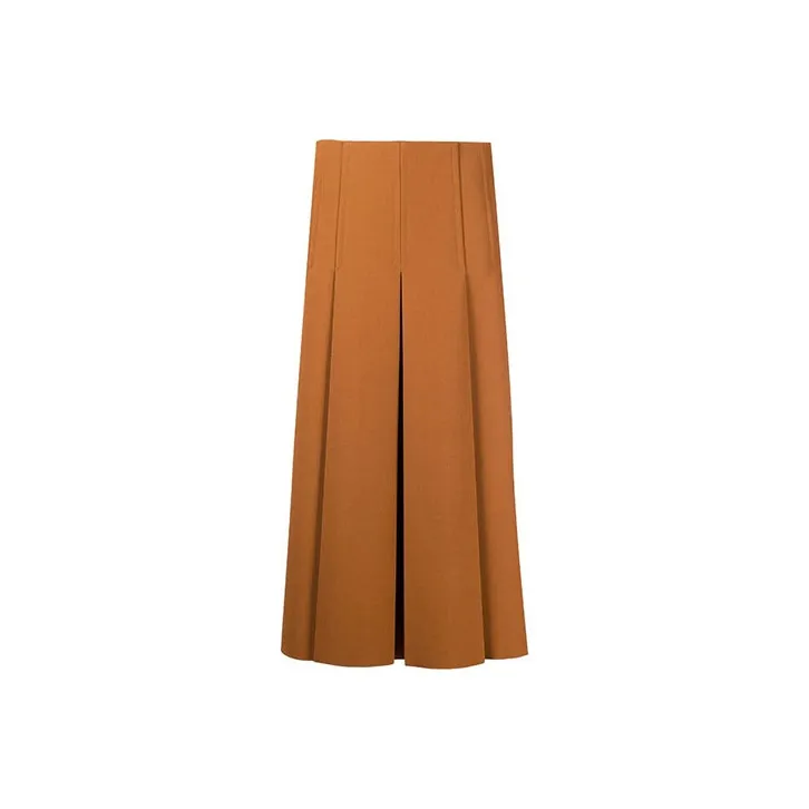 FENDI Casual Long Skirts Women's Brown-0