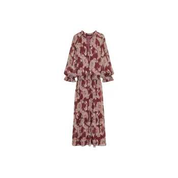 ZARA Long Sleeved Dress Women's Multicolor