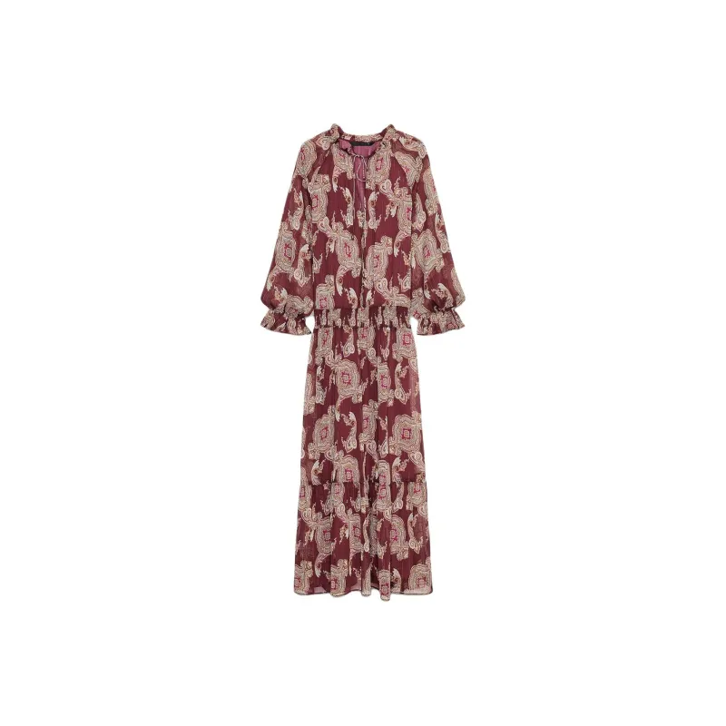 ZARA Long Sleeved Dress Women's Multicolor-0