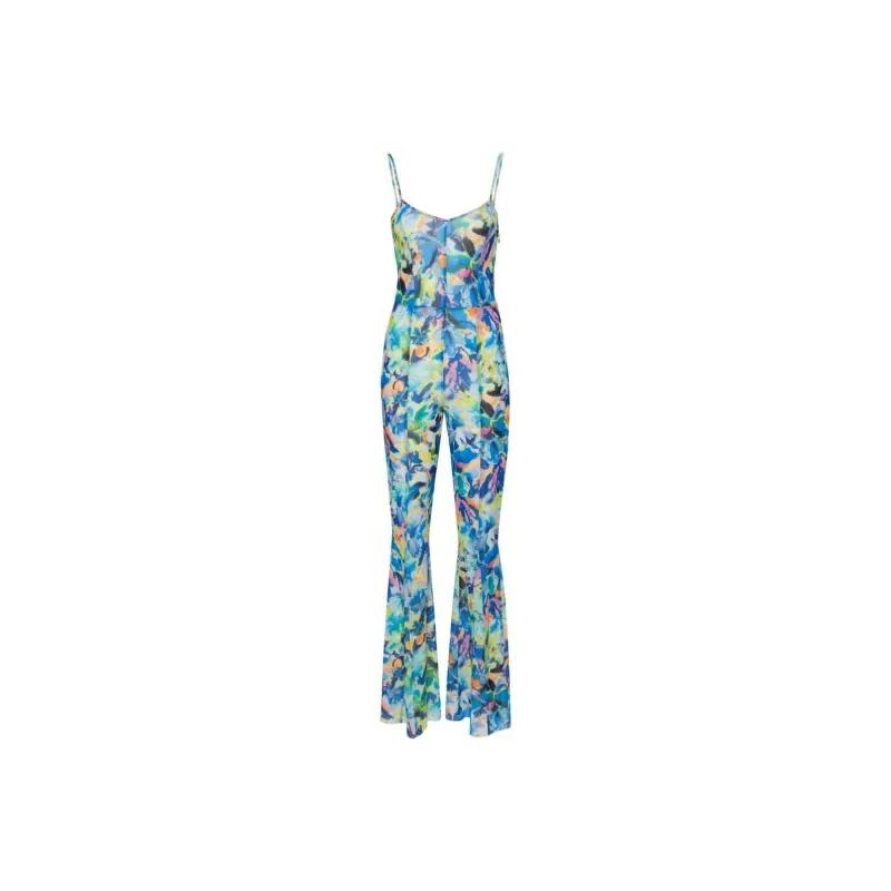 Patrizia Pepe Arty Splash print Tulle Jumpsuit-0