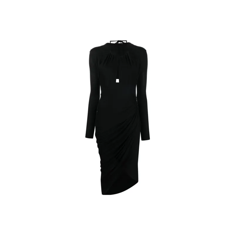 Helmut Lang Long-Sleeved Dresses Women's Black-0