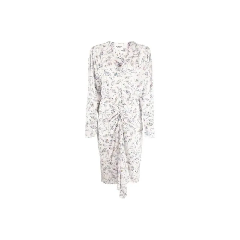ISABEL MARANT Long-Sleeved Dresses Women's White-0