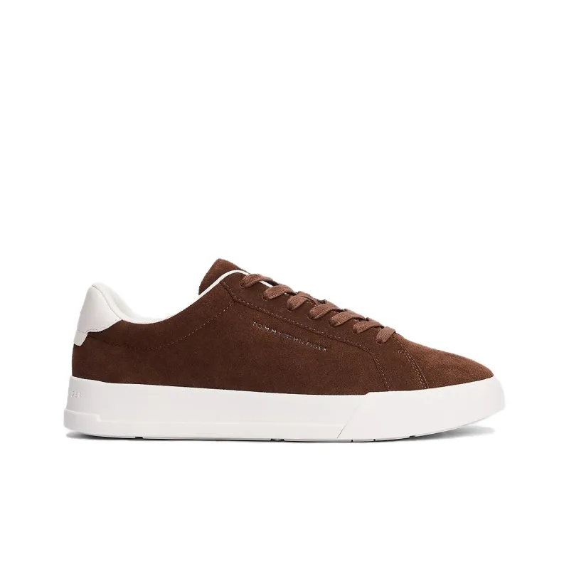 Tommy Hilfiger Trainers Low Top Skateboard Shoes Men's Brown-1
