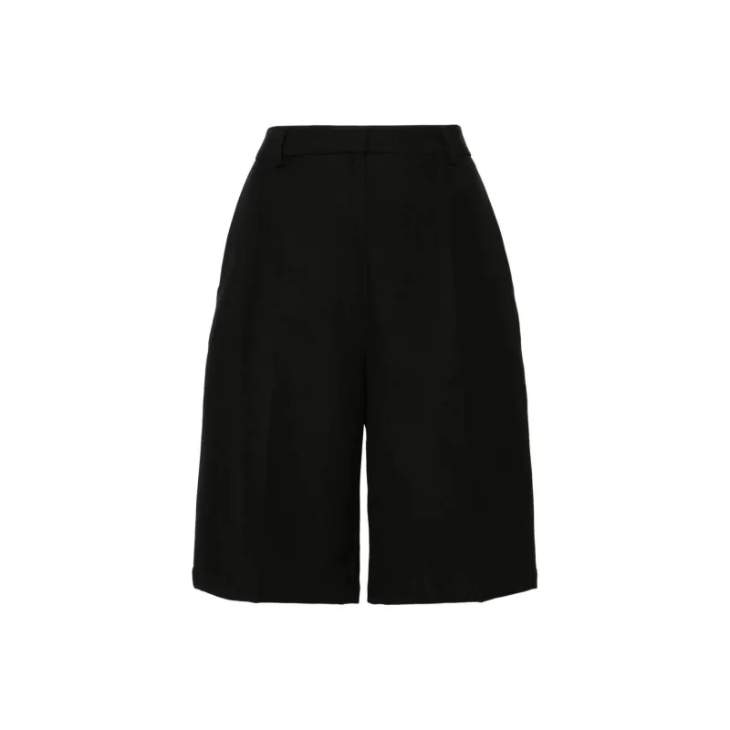 TOTEME Tailored Straight Leg Shorts-0