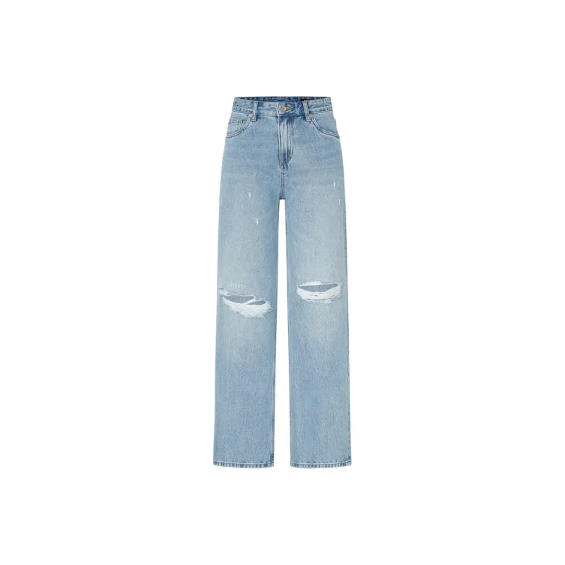 MO&CO Jeans Women's Denim Light Blue-0