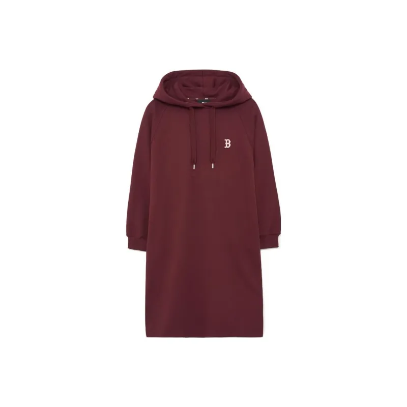 MLB Long Sleeved Dresses Women's Burgundy-0