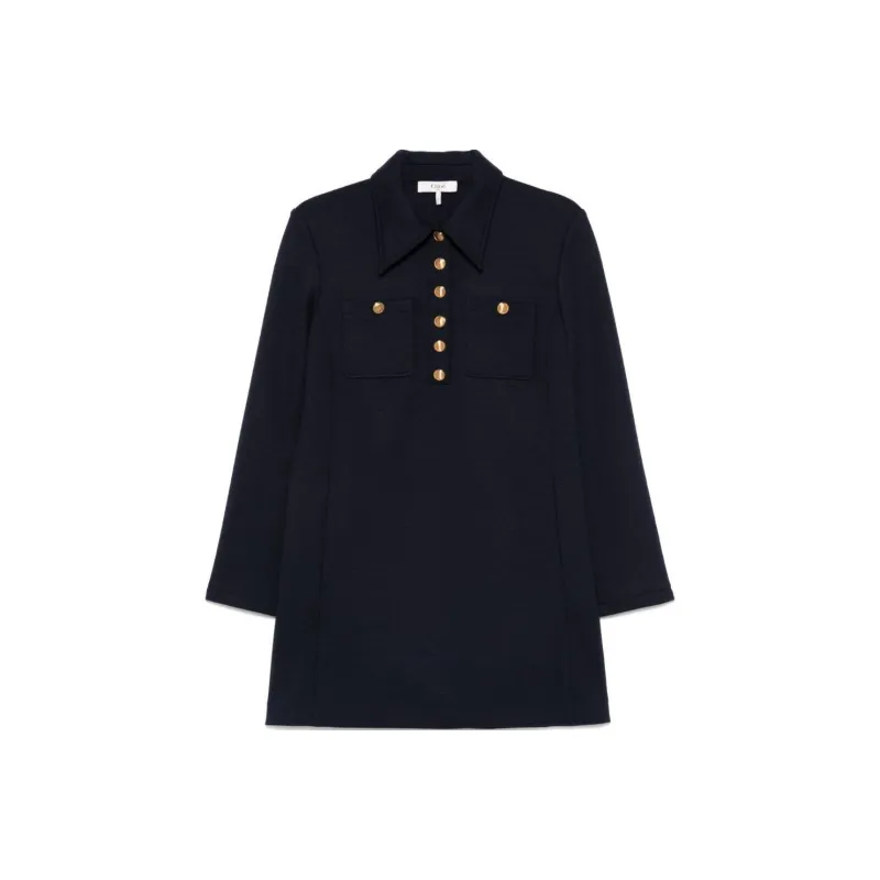 Chloé Virgin Wool Shirt Dress-0