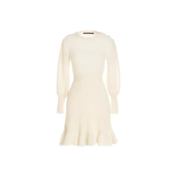 Antonino Valenti Balloon Sleeve Knitted Dress