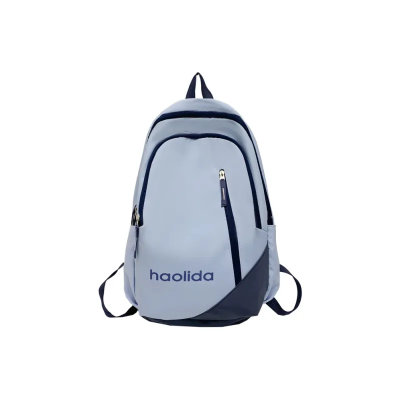 Single Warehouse Nylon Backpack Unisex White/Pink/Blue/Green/Black-8