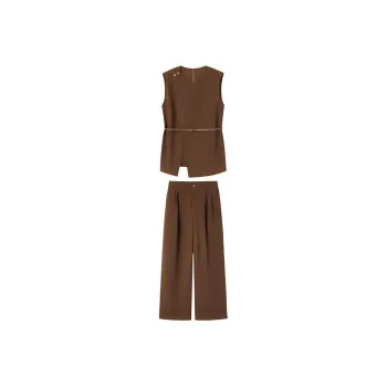 Still Quiet Casual Suit Women's Coffee
