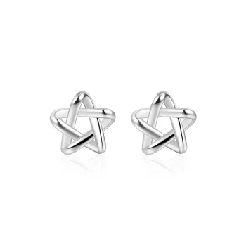 Daisy Dream 999 Fine Silver Stud Earrings Women's