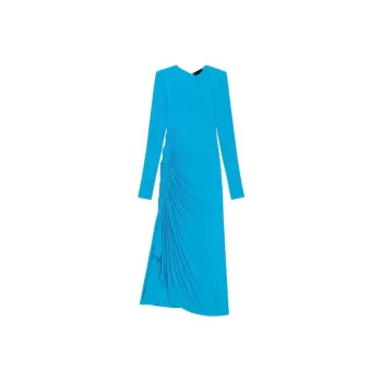 Givenchy Draped Long-Sleeved Dress