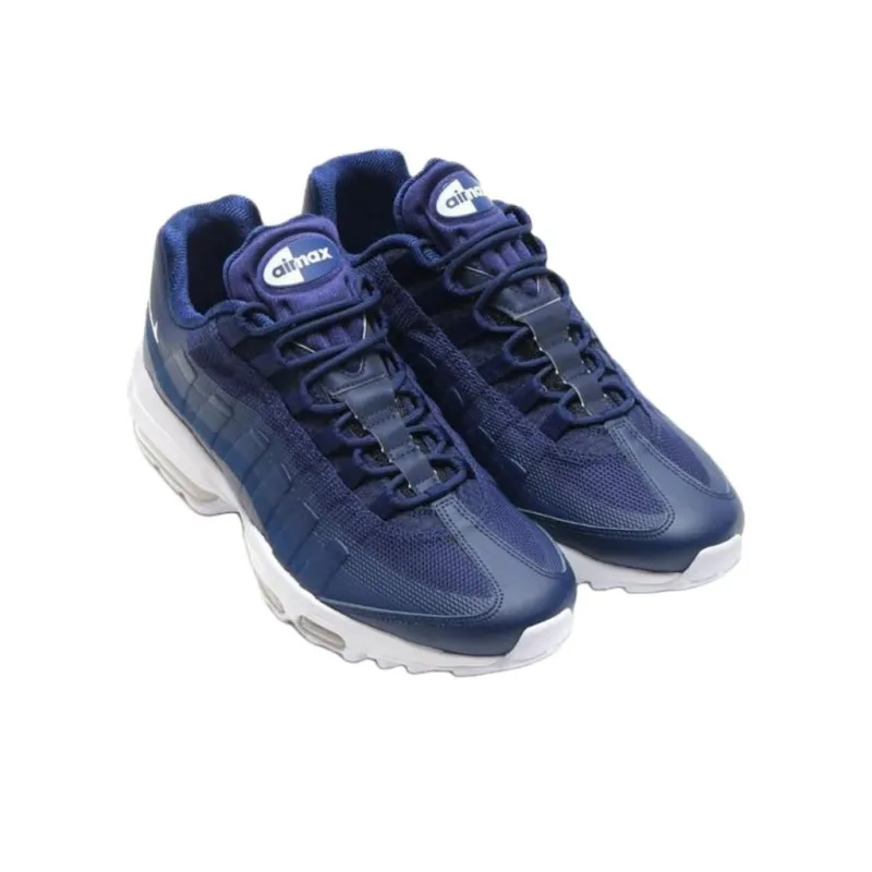 Nike Air Max 95 Breathable And Lightweight Low Top Running Shoes Unisex Blue-2
