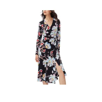 DVF Diane Von Furstenberg Tilly Floral print Wrap Dress