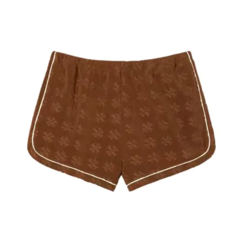 TORY BURCH SS24 Casual Shorts Women's Tiger's Eye Brown