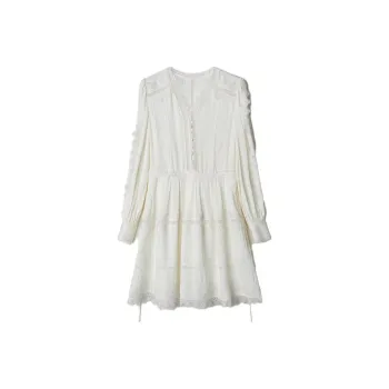 Dimple Hsu Long-Sleeved Dresses Women's Ecru