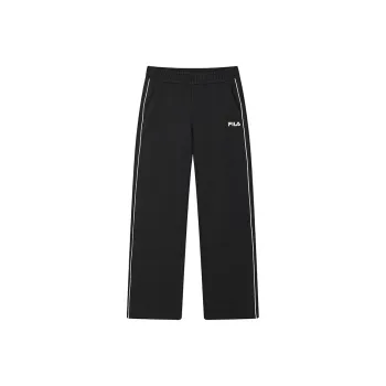 FILA Knitted Sports Pants Women's Jet Black