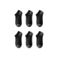 6 pairs of black and gray