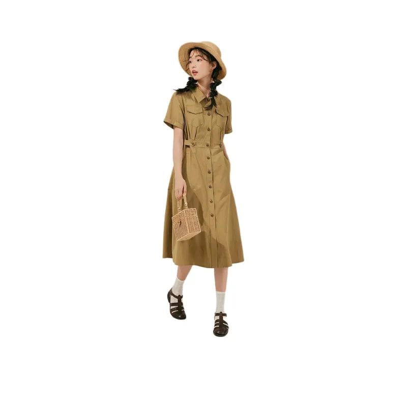 ZIHAN Short Sleeved Dress Women's-2