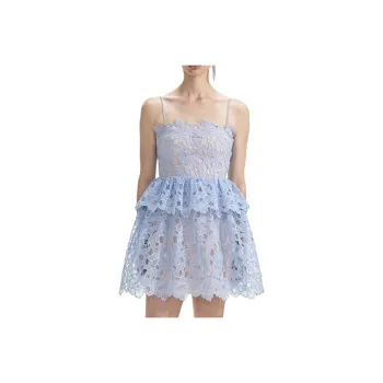 Self portrait Organza Lace Mini Dress