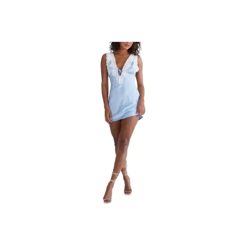 PRINCESS POLLY NOURISH MINI DRESS Sleeveless Dress Women's BIUE/Blue