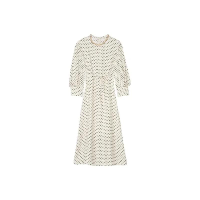 Sandro Polka dot Midi Dress-0