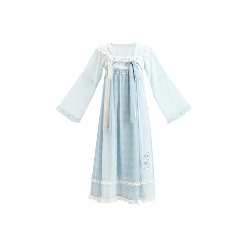 Snbl Long Sleeved Dresses Women's Blue-0