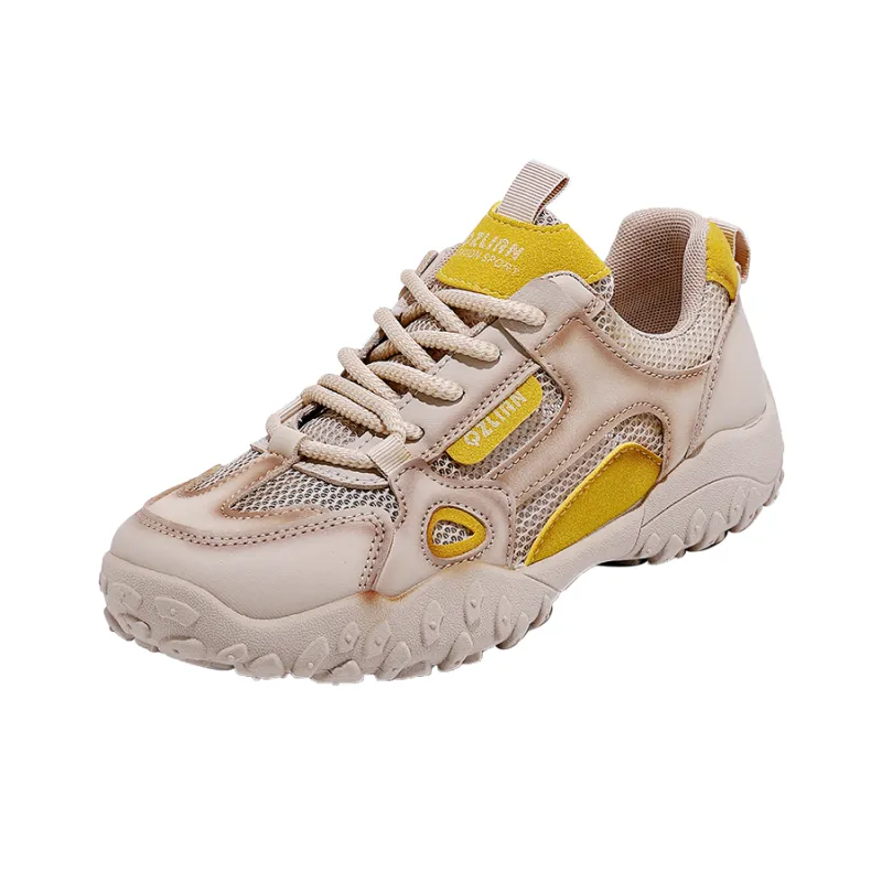 EASTERN CAMEL Casual Shoes Women's Low Top Beige/Beige Khaki/Beige Black-0