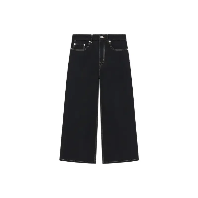 KENZO Sumire High rise Cropped Jeans-0