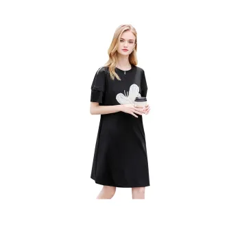 TOUCH Short Sleeved Dresses Women's Black