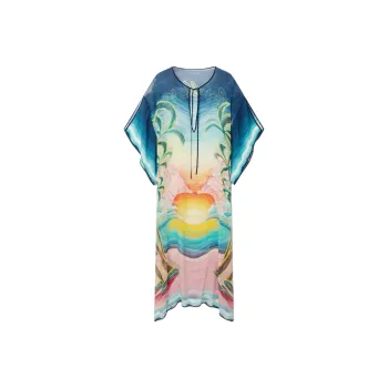 CASABLANCA Short Sleeved Dress Women's Multicolor