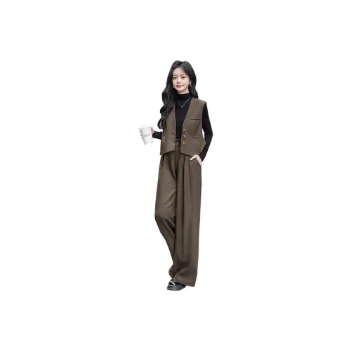 Cypress House Casual Suit Women's Dark Brown