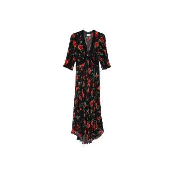 Rixo Amina Midi Dress