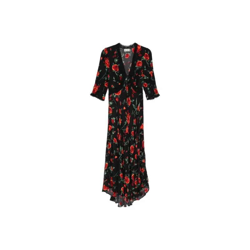 Rixo Amina Midi Dress-0