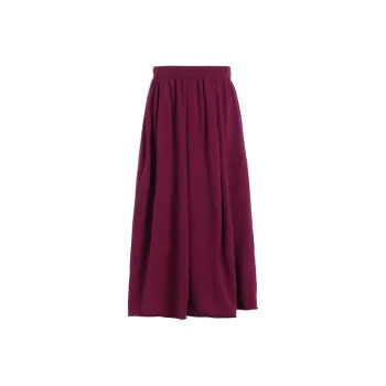 Yohji Yamamoto Y's FW24 Knit Long Skirt Women's Purple