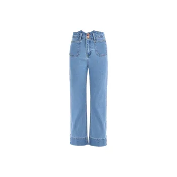 Wen Shan Jeans Women's Light Blue