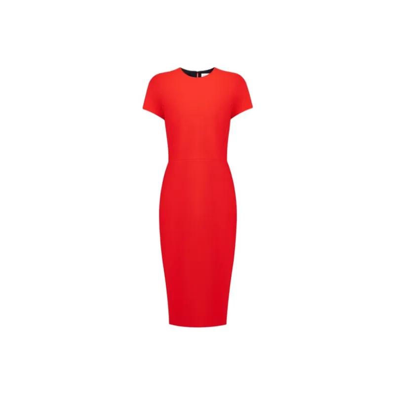Victoria Beckham Fitted T Shirt Dress-0