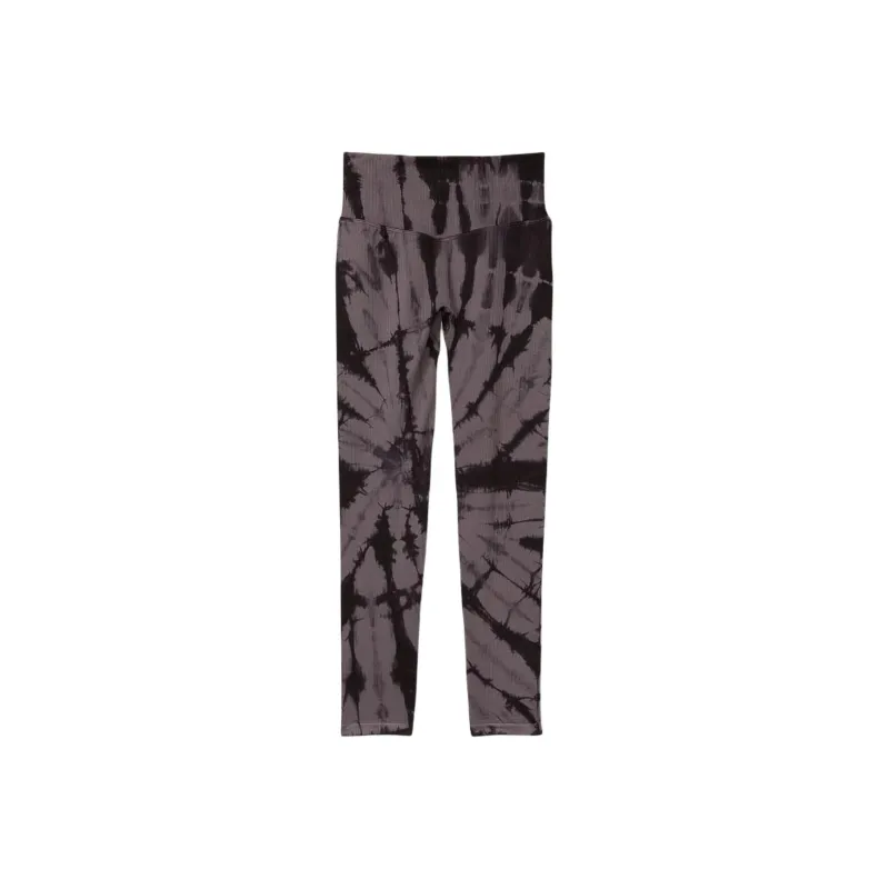 Victoria's Secret PINK Leggings Women's Charcoal Gray Embroidered-0