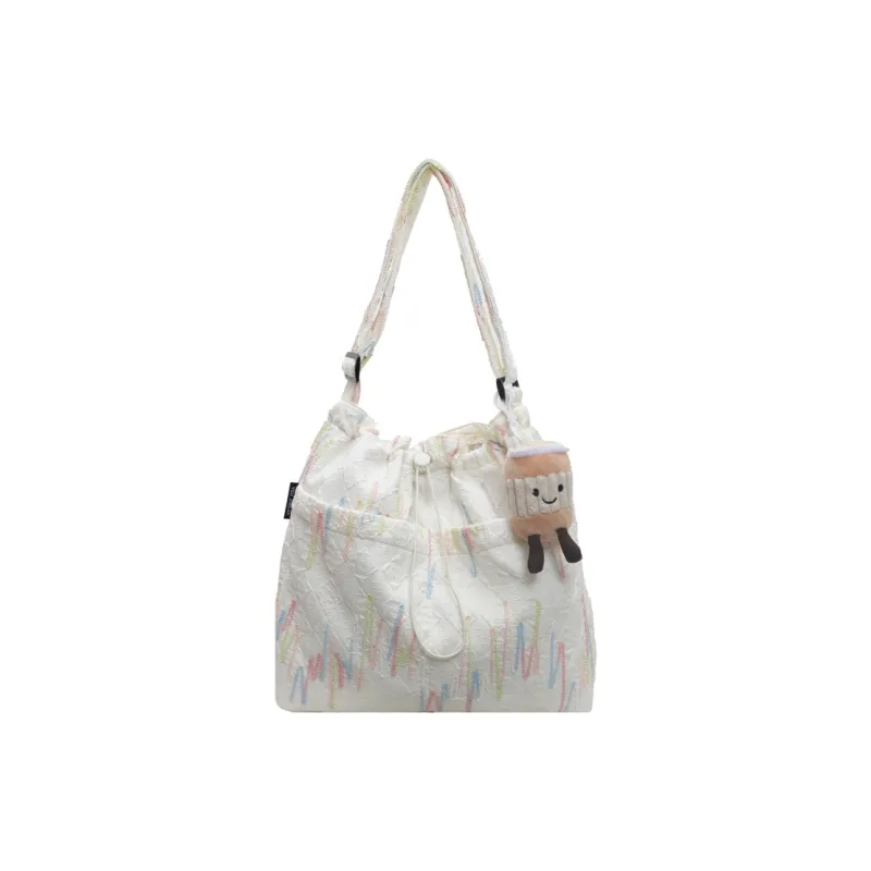 Yalu Nylon Shoulder Bag Unisex Multicolor-3