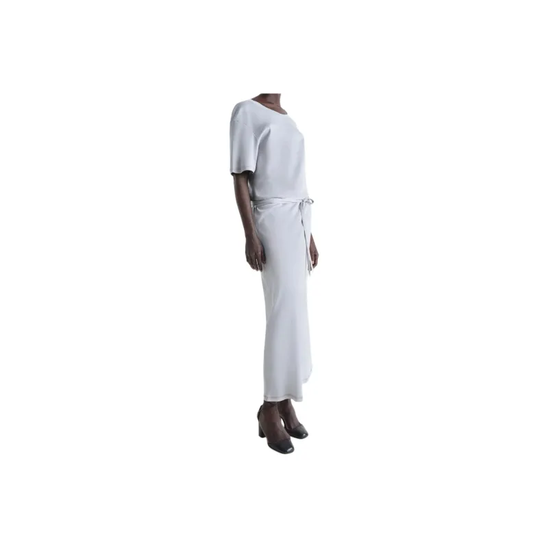 Lemaire Short Sleeved Dress Women's White-0