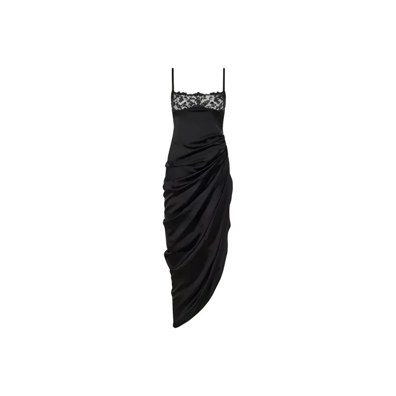 Jacquemus Asymmetric Lingerie Dress-0