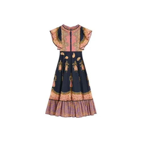 Valentino Mussola Midi Dress