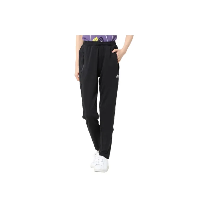Adidas W STYLE TIRO Knitted Sports Pants Women's Black-0