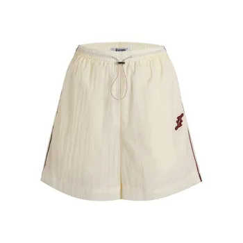 LIUREGALI Casual Shorts Women's Ecru