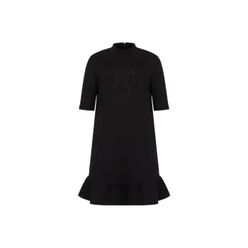 EMPORIO ARMANI Short Sleeved Dress Women's Black